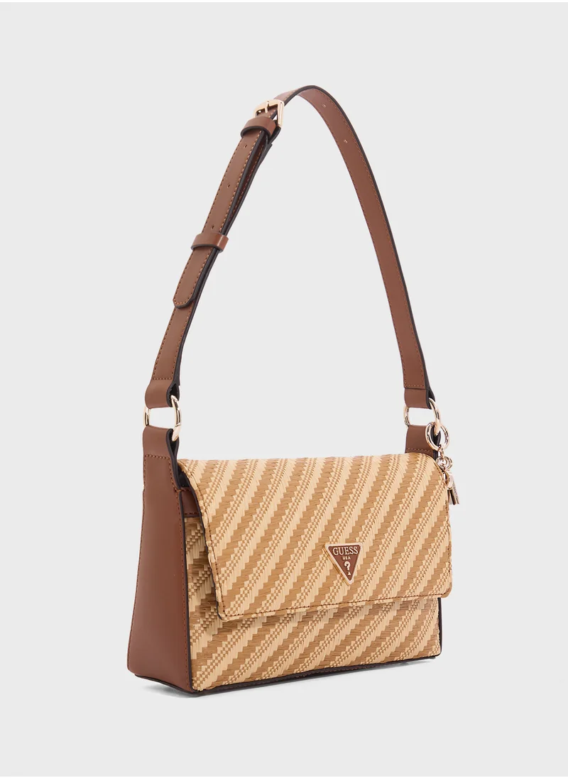 GUESS Simona Flap Shoulder Bag