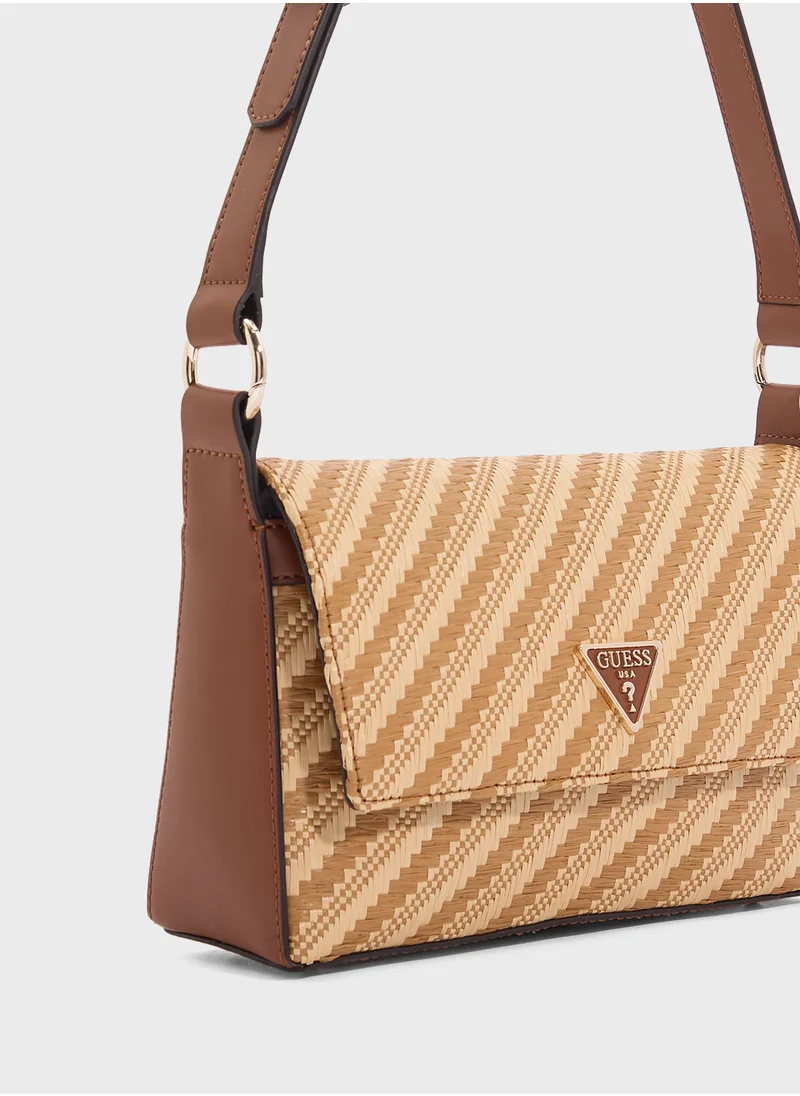 GUESS Simona Flap Shoulder Bag