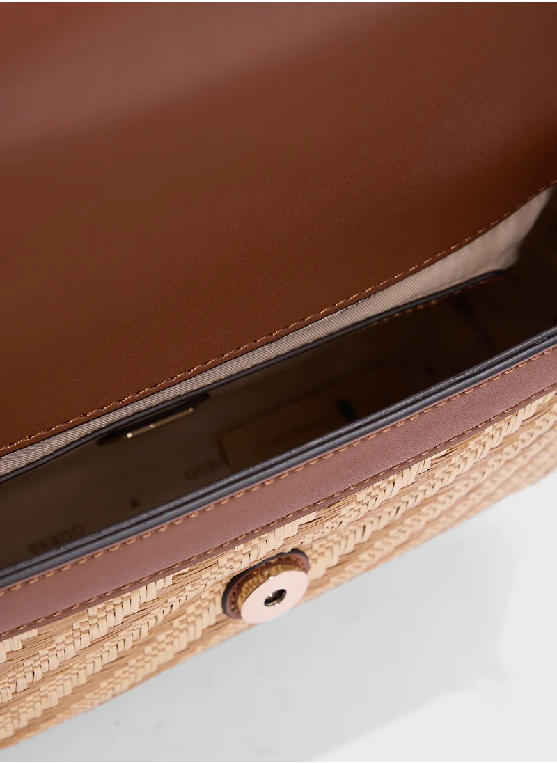 GUESS Simona Flap Shoulder Bag