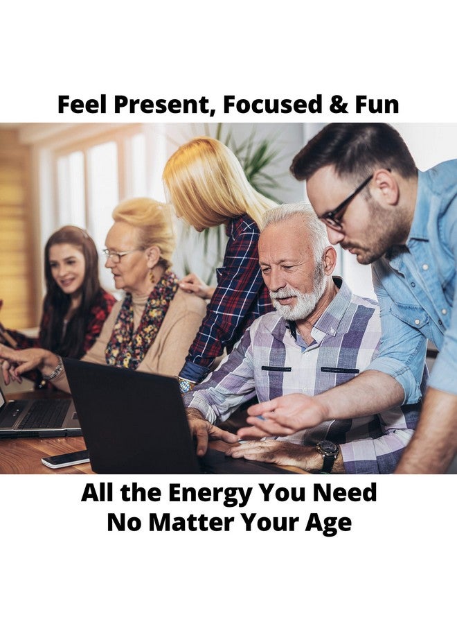 Happy Healthy Hippie Natural Energy Pills - Caffeine Free Happy Pills for Energy, Metabolism, Mental Power - 7 Herbs & Absorption Enhancing Piperine - Vegan, Non-GMO, 60 Pills - Image 3