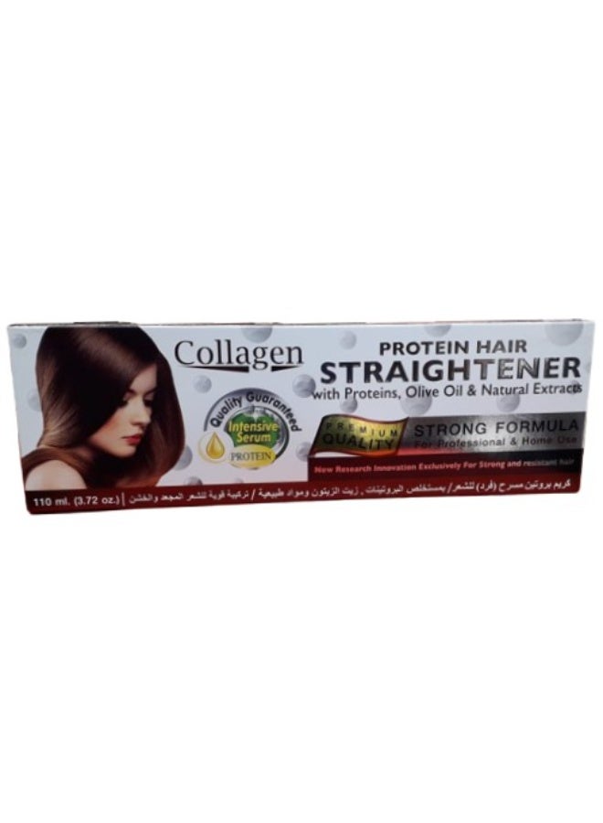 collagen Protein Hair Straightener with Olive Oil And Natural Extracts - 110 ml - Image 3