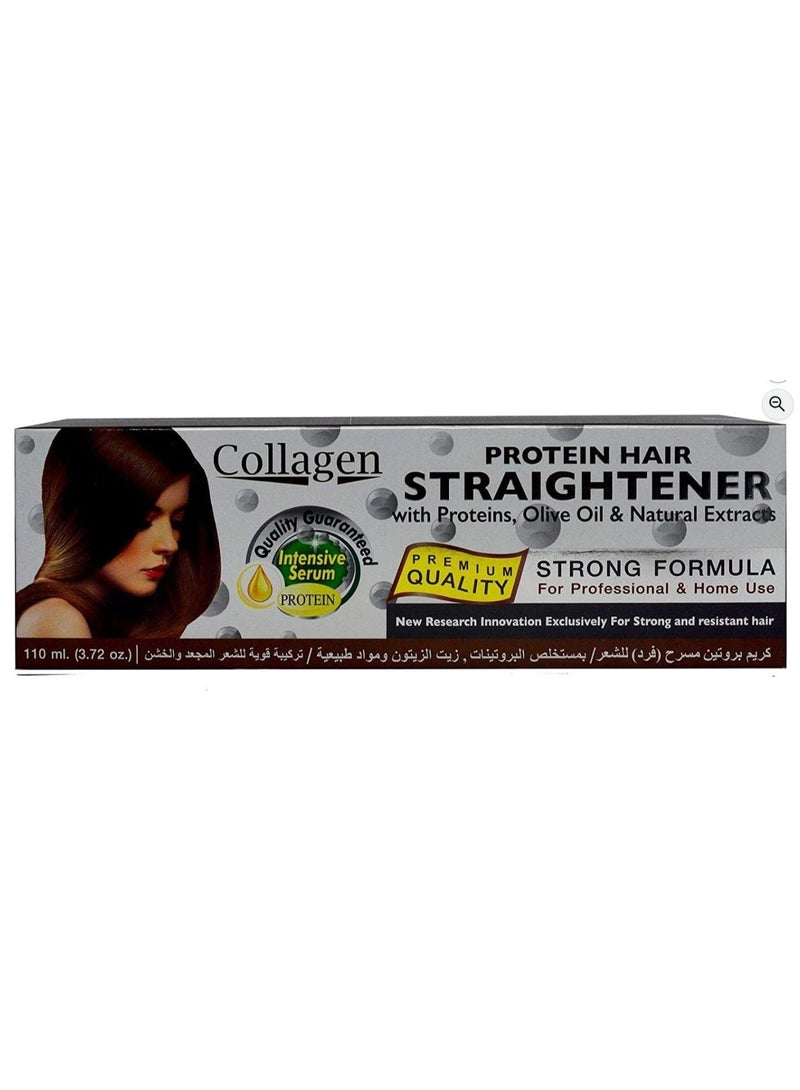 collagen Protein Hair Straightener with Olive Oil And Natural Extracts - 110 ml - Image 1
