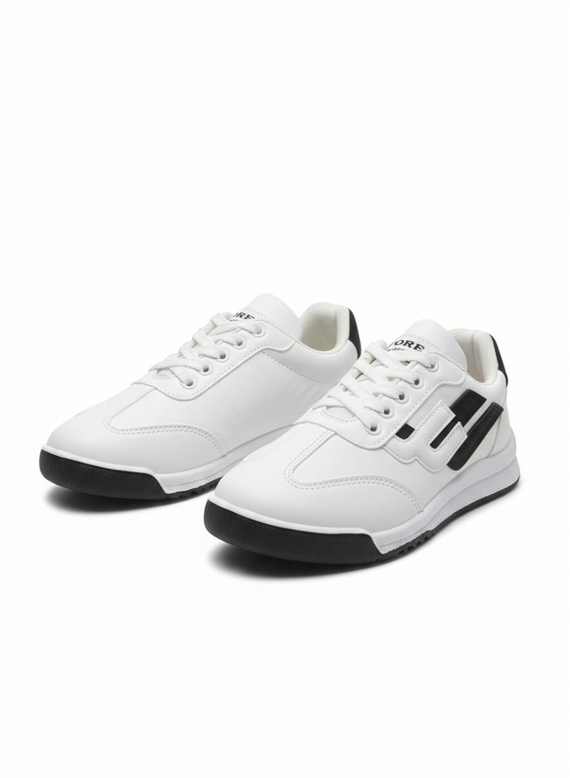 Vbranda Trendy women's sneakers with a modern design L-1086-WHITE&BLACK - Image 3