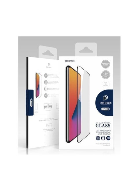 Tempered Glass Screen Protector, DUX - DUCIS Compatible with Reno 8T 5G, Full Coverage Black Edge Clear Screen Protector