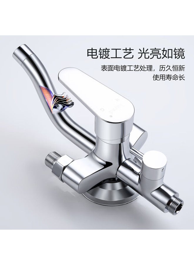 Larsd Shower Mixing Valve, Surface-mounted Shower Faucet Mixer With Brass Body, Hot And Cold Shower Head Switch Ld6306 - Image 4