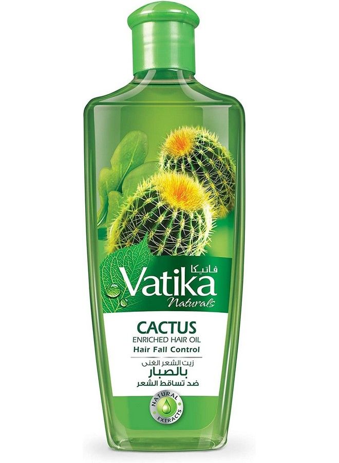 VATIKA زيت شعر مغذي غني بالصبار للتحكم في تساقط الشعر 200 مل (منتج من الإمارات العربية المتحدة) - Image 1