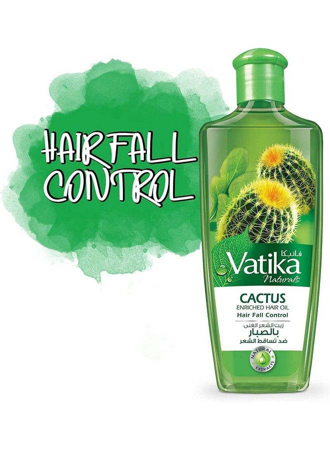 VATIKA زيت شعر مغذي غني بالصبار للتحكم في تساقط الشعر 200 مل (منتج من الإمارات العربية المتحدة) - Image 4
