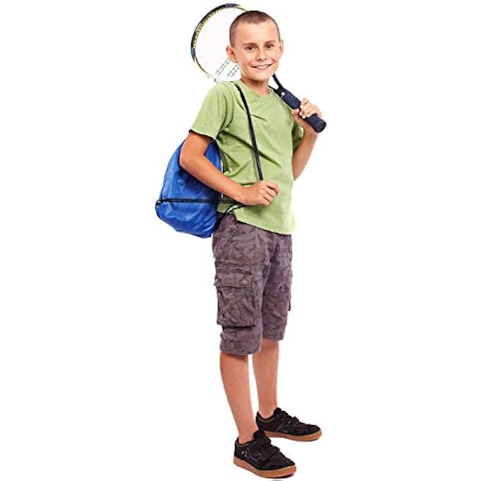 rayihni Drawstring Backpack 8 Pcs Waterproof Drawstring Gym Bag String Swimming Bag for Adults and Kids Folding Beach School Sport Toiletry Trainer Bag Travel Organiser Bag for Clothes Shoes - Image 2