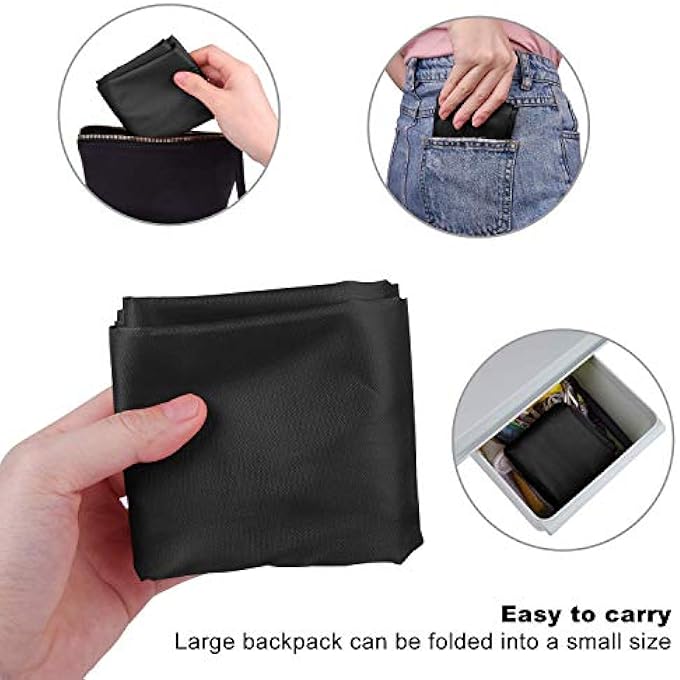 rayihni Drawstring Backpack 8 Pcs Waterproof Drawstring Gym Bag String Swimming Bag for Adults and Kids Folding Beach School Sport Toiletry Trainer Bag Travel Organiser Bag for Clothes Shoes - Image 4