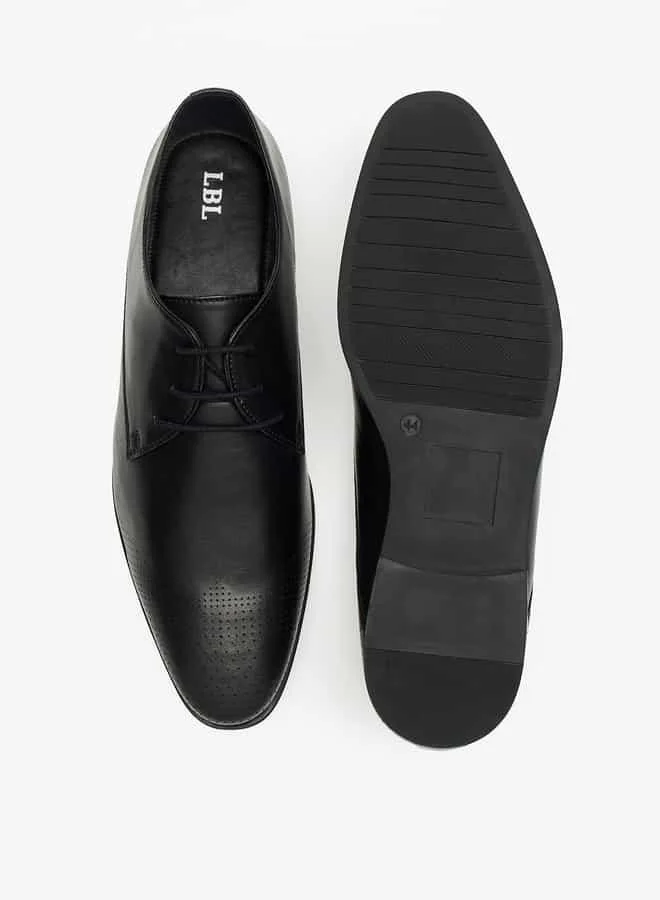 LBL by Shoexpress Men Solid Lace-Up Derby Shoes
