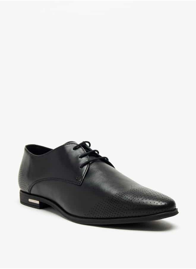 LBL by Shoexpress Men Solid Lace-Up Derby Shoes  - Image 1
