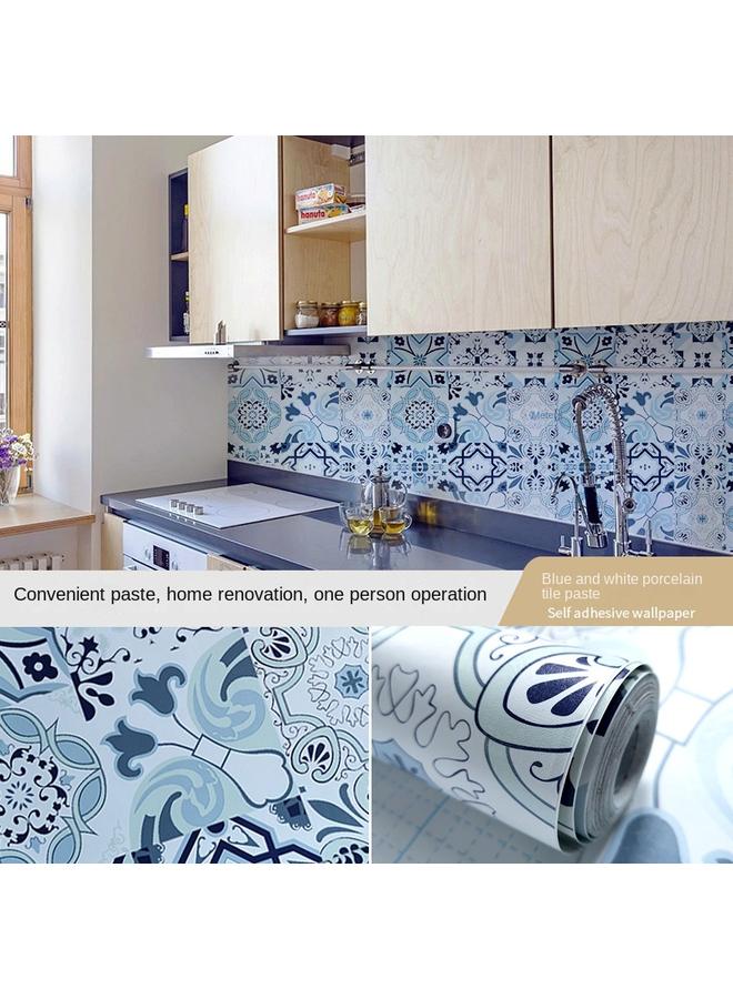 Bluejw Wholesale Kitchen Wallpaper Self Adhesive Surface Stickers Bathroom Moisture Proof Waterproof Mosaic Wallpaper For Toilet - Image 1