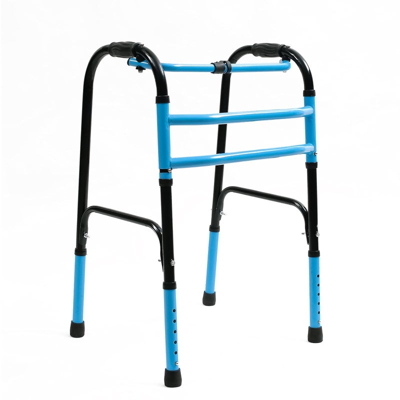 PHYSIQO Plain Double Bar Frame Balanced Adjustable Adult Walker For Men/Women(Multicolor,Design 90 - Image 1