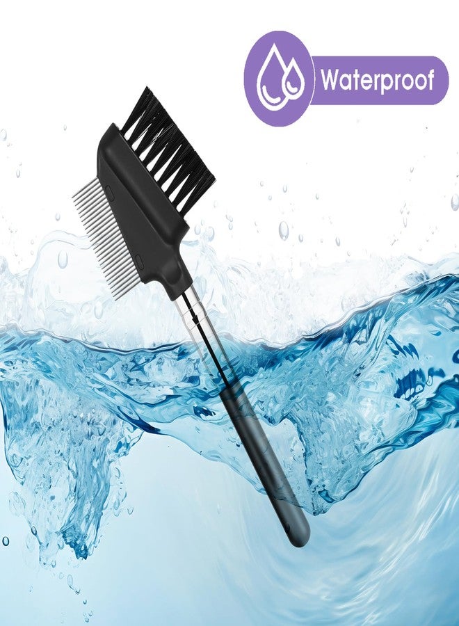 Sliverdew Small Eyelash Comb, 2 Pack Metal Eyelash Brush Eyelash Separator Tool Eyebrow Brush Grooming Eye Lash Separator Grooming Brushes Eyebrow Comb with Metal Teeth Eye Makeup Tool for Women (Short Handle) - Image 5