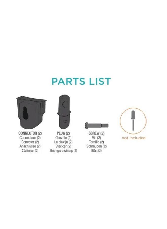 Contours - Britax Infant Car Seat Adapter Black - Image 1