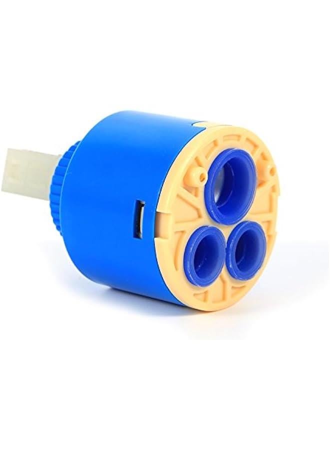 Ceramic Disc Cartridge,35/40mm Replacement Cartridge Made of PP Plastic and Ceramic Sheet Practical Bath Basin Shower Lever Water Mixer Tap Inner Control Faucet Valve(40mm) - Image 4