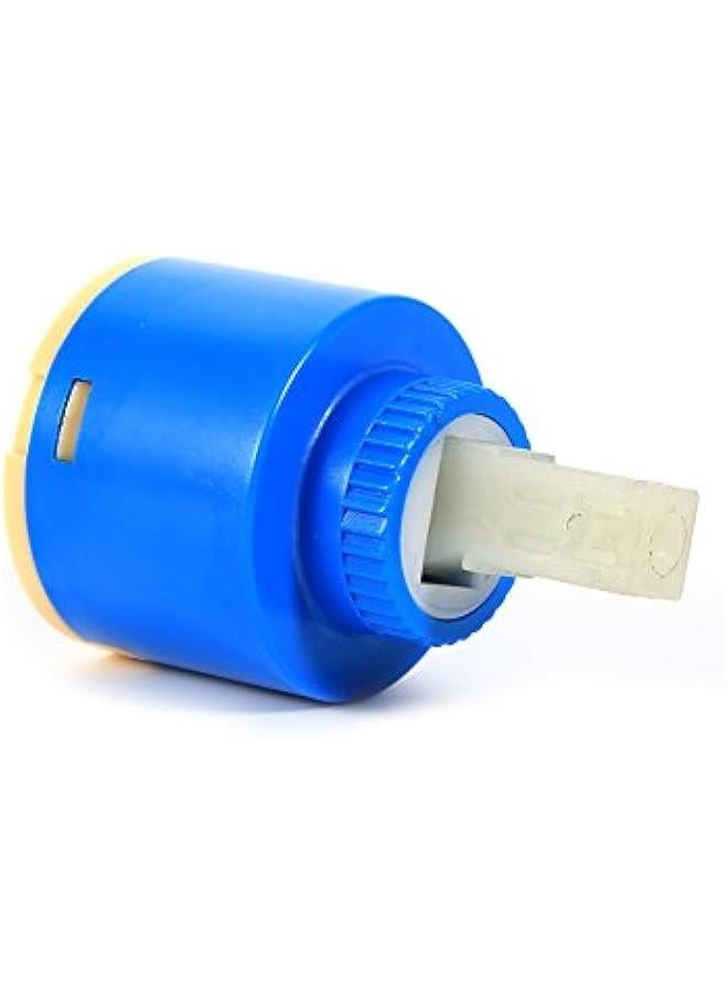 Ceramic Disc Cartridge,35/40mm Replacement Cartridge Made of PP Plastic and Ceramic Sheet Practical Bath Basin Shower Lever Water Mixer Tap Inner Control Faucet Valve(40mm) - Image 5