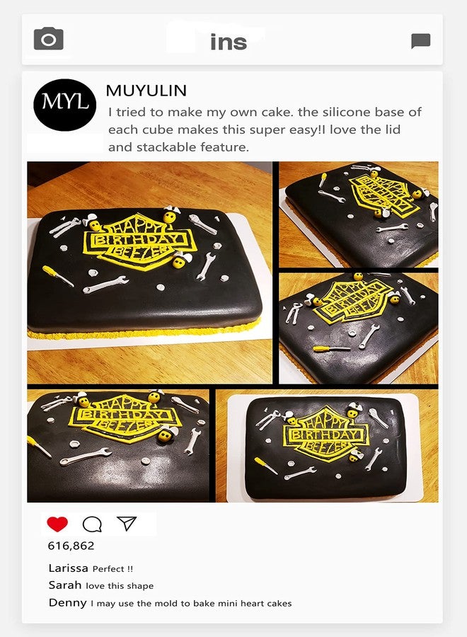 muyulin قوالب شوكولاتة يدوية، قالب سيليكون على شكل مفتاح ربط، 3 عبوات من حلوى المطرقة والمفك لتزيين كعكة السيارة في عيد الأب - Image 5