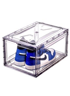 Stackable Clear Sneaker Storage Box Transparent Gray