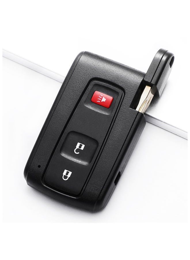 HelloAuto Fit for Toyota Prius Key Fob Cover Case Shell Replacement Keyless Entry with Blank Key 2004-2009 (JUST Empty Key Shell) - Image 1