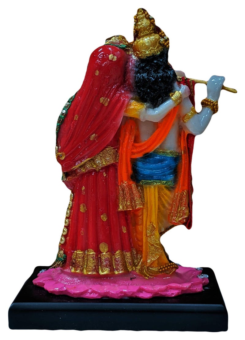 Sacred Blessings Resin Lord Radha Krishna Idol Statue Gift Showpiece (12.5 x 8.5 x 18) cm, Multicolour, 1 Piece - Image 4