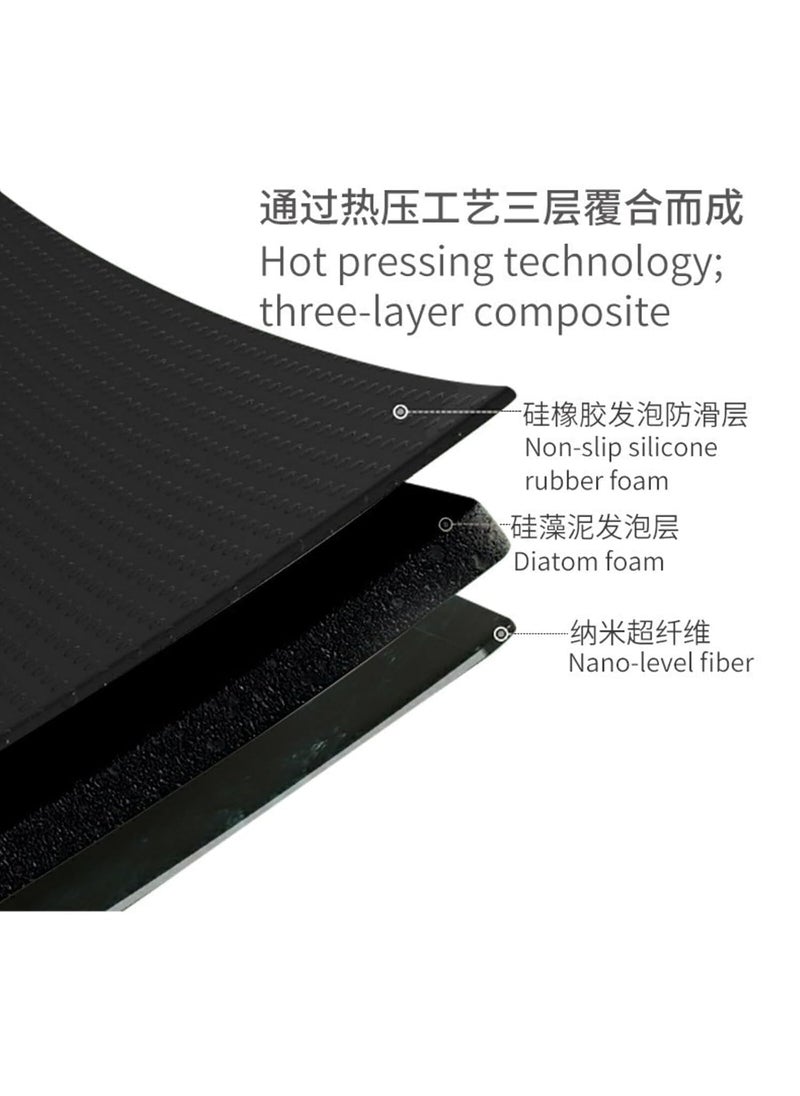 istore iSTORE D Shape Non-Slip Door Mat for Outdoor, Indoor, Door Entrance Mat, Floor Door Mat, Anti-Slip Door Mat (Multicolor / 1 Pcs)  - Image 4