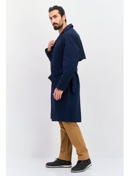 Men Regular Fit Plain Trench Coat Jacket, Navy Blue - pzsku/Z6F286A5E62C6CF7A819EZ/45/_/1737641942/80535c04-0d0e-45ce-9417-9ae0c88ecc28