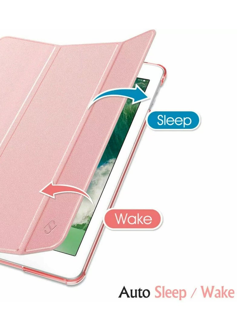 بريمو بلس غطاء حماية قابل للطي لجهاز أبل آيباد مقاس 10.2 بوصة (2019) وردي وردي - Image 2