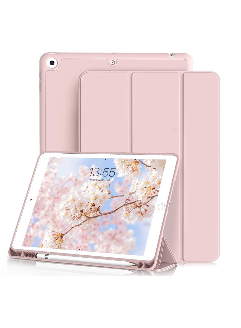 بريمو بلس غطاء حماية قابل للطي لجهاز أبل آيباد مقاس 10.2 بوصة (2019) وردي وردي - Image 1