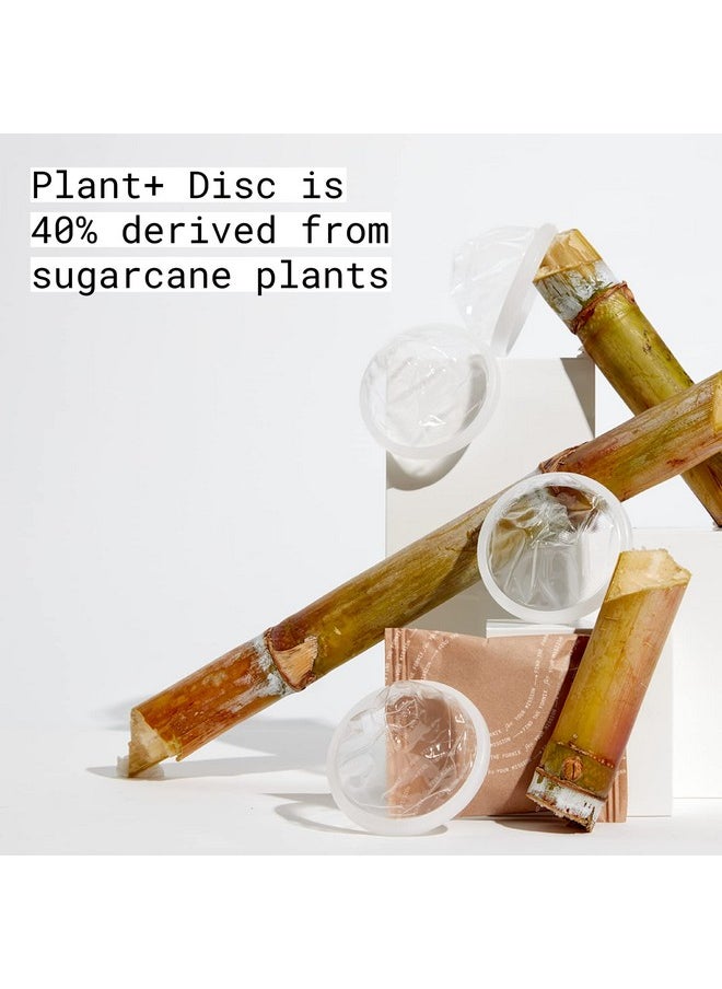 FLEX - Plant Plus Disc | Plant Based Disposable Period Discs | Tampon And Cup Alternative | Capacity Of 5 Super Tampons | Menstrual Disc Made With Sustainable Medical Grade Plant Polymers | 12 Count - Image 1