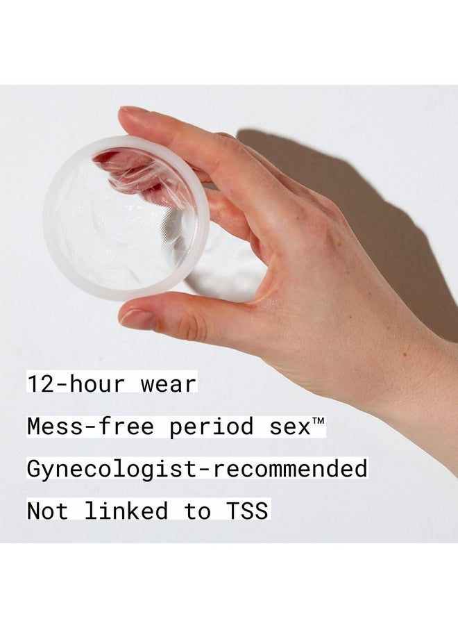 FLEX - Plant Plus Disc | Plant Based Disposable Period Discs | Tampon And Cup Alternative | Capacity Of 5 Super Tampons | Menstrual Disc Made With Sustainable Medical Grade Plant Polymers | 12 Count - Image 1