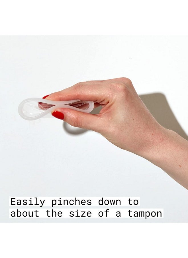 FLEX - Plant Plus Disc | Plant Based Disposable Period Discs | Tampon And Cup Alternative | Capacity Of 5 Super Tampons | Menstrual Disc Made With Sustainable Medical Grade Plant Polymers | 12 Count - Image 1