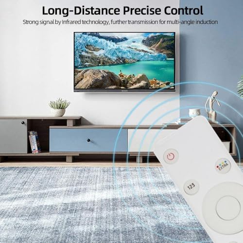 Joelrise Universal Replacement Remote for Samsung Smart LED TVs - Compatible with 50-55 Inch Select Models (2017-2023 Releases, White) (White) - Image 5