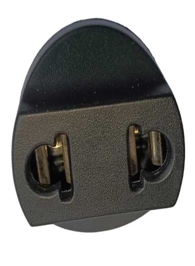 fdealz® [ 2 Pieces ] US to EU Plug ; EU Male to USA Female Connector Plug, Plug Converter, EU Travel Adaptor, EU Plug Converter - Image 3