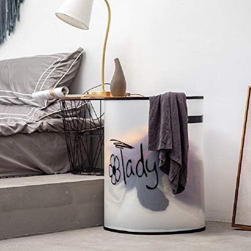 XIGSTA Laundry Basket Heavy Duty Laundry Clothes Storage for Blankets Laundry Room Organizing Bedroom Large Dirty Clothes Bag for Dorm Apartment and Laundromat_Black - Image 1