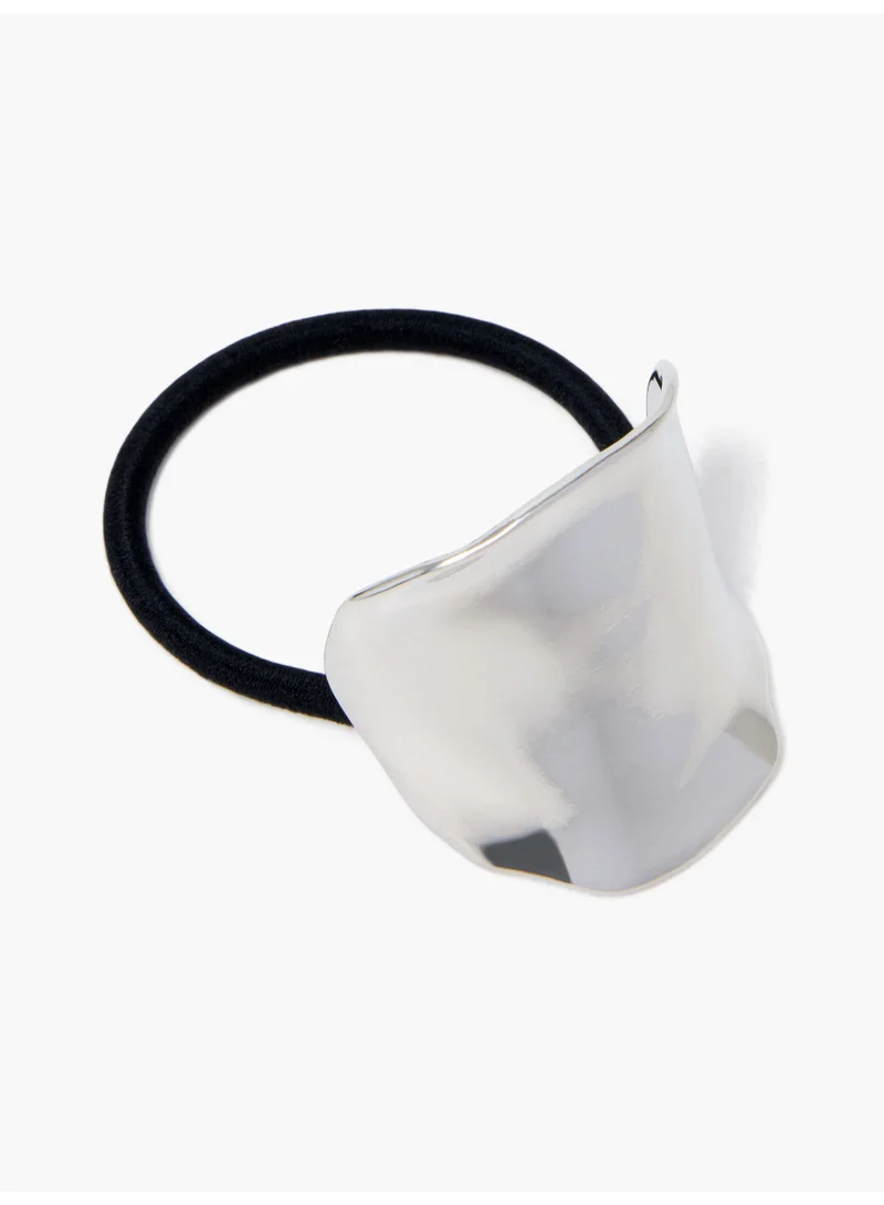 French Connection UK Metal Cuff Hair Tie Bobble