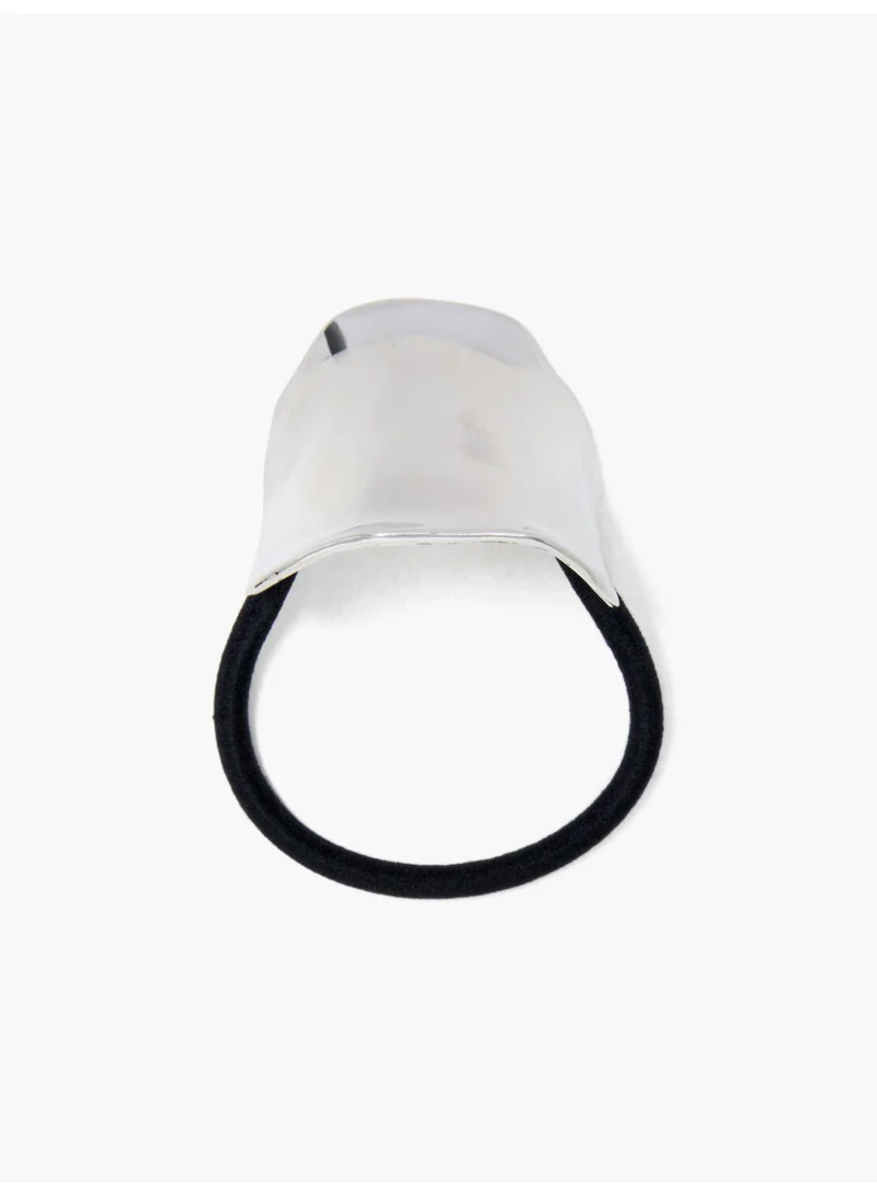 French Connection UK Metal Cuff Hair Tie Bobble