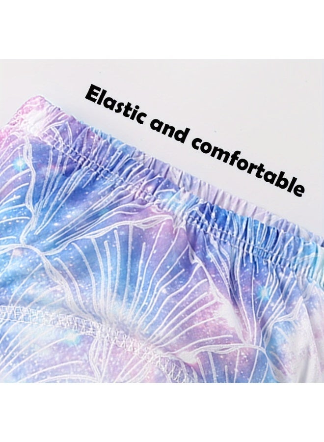 ملابس داخلية للتدريب على استخدام المرحاض، 4 قطع، سراويل حفاضات ناعمة وجيدة التهوية بطبعة كرتونية للاستخدام النهاري والليلي، سراويل تدريب للجنسين بتصميمات حيوانات وزهور لطيفة، سراويل للاستخدام مرة واحدة في جميع المواسم لسهولة العناية بالغسيل اليدوي، ومنع الحوادث (مقاس كبير) - Image 5