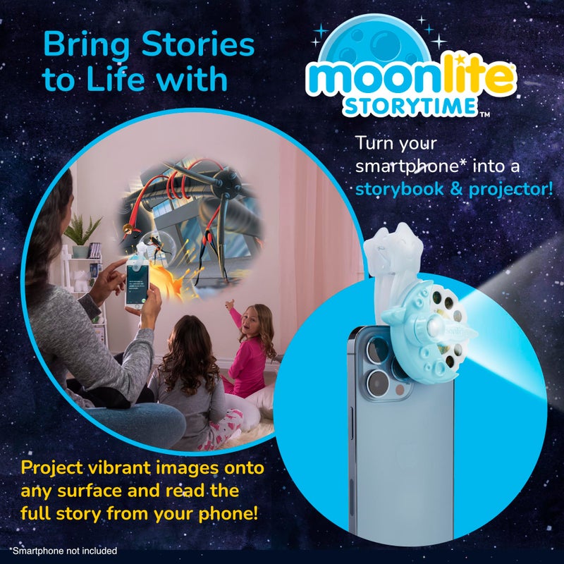 Moonlite Bedtime 10Story Mega Bundle with The Moonlite Projector  10 Single Stories Including World of Eric Carle Disney Pixar Fairy Tales  Childrens Timeless Storybook Classics for Ages 16 - Image 3