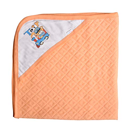 CATCUB Ultra Soft Cotton Baby Hooded Towel Combo - Pack of 5 (BlueIIGreenIIOrangeIIPinkIICream) - Image 4