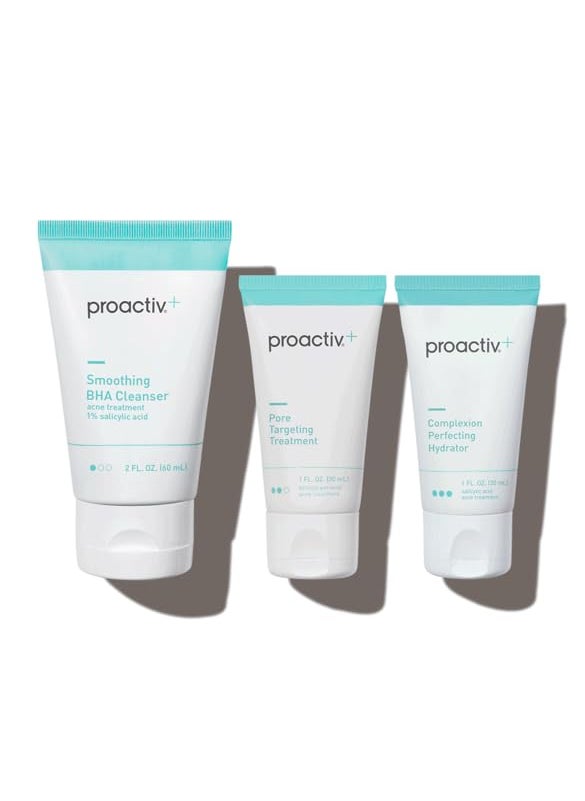 Proactiv - Proactiv 3 Step Advanced Skincare Acne Treatment  Salicylic Acid Face Wash Benzoyl Peroxide Pore Minimizing Treatment and Salicylic Acid Hydrating Moisturizer  30 Day Complete Acne Skin Care Kit - Image 1