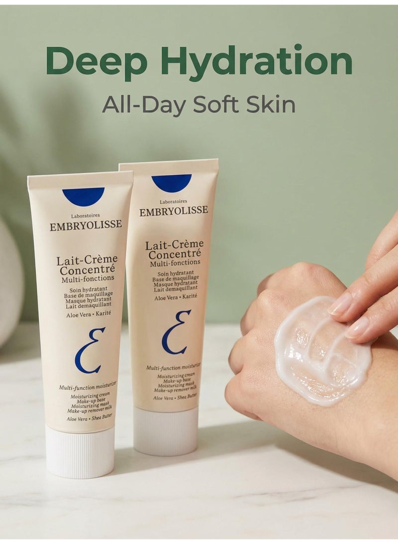 Embryolisse Intensive Cream 75ml x2 Pack, Daily Facial Moisturizer, Hydrating & Nourishing Face Cream for All Skin Types - Image 2
