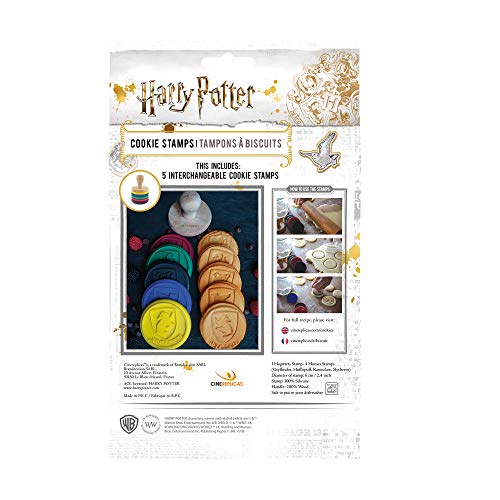 Cinereplicas Harry Potter - Cookie Stamps - Set of 5 - Official - All Hogwarts House - Image 5