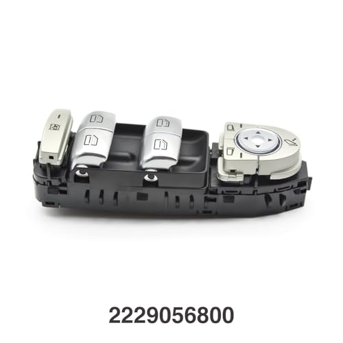 Ynovvo 2229056800 Power Window Switch Driver Side Master Control Passenger Side Buttons raplacement for Mercedes-Benz W205 /S205 /C200 /C300 /GLC300 /C450AMG /C43 2015-2020 Replace#2229056800 - Image 2