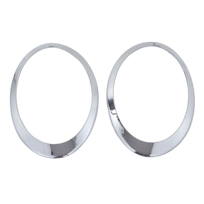 Headlight Trim Ring Pair For Clubman F54 2014-2019 - Left Right Headlight Bezel OEM 51137351371 51137351372 - Durable ABS Headlight Decoration Ring For Restoration - Image 1