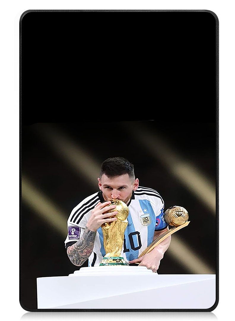 Theodor Protective Flip Case For Apple iPad Pro 13 (2024) With Trifold Stand Auto Wake Sleep Shockproof Cover Messi 1  - Image 1