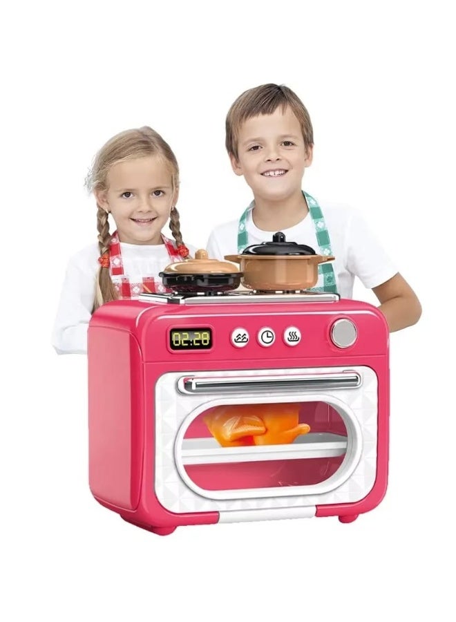 Kids Kitchen Play Set, Girls Kitchen Play Set, Kids Stove Toy, Girls Stove Toy, Toy Stove for Kids, Kids Kitchen Set, Kitchen Playset for Kids, Cooking Toy for Kids, Kids Baking & Cooking Play Set, Kids Oven and Stove Toy, 2 in 1 Kitchen Play Set, Kitchen Play Set with Oven, Stove and Oven Toy, Digital Display Kitchen Toy, Digital Stove Toy, Pink Kitchen Play Set, Mini Kitchen Play Set, Little Chef Play Set, Pretend Play Kitchen Set, Kids Kitchen Accessories, Kids Cooking Accessories, Kitchen Utensil Play Set, Food Preparation Toy, Interactive Cooking Toy, Educational Kitchen Toy, Home Kitchen Pretend Play Set, Plastic Kitchen Play Set, Kitchen Toy for Girls, Kitchen Play Set with Accessories, 2 in 1 Baking & Cooking Stove Toy, Toy Kitchen Set, Pink Kitchen Play Set for Kids. - Image 4