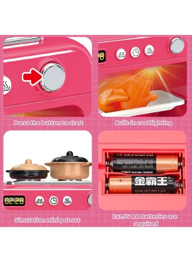 Kids Kitchen Play Set, Girls Kitchen Play Set, Kids Stove Toy, Girls Stove Toy, Toy Stove for Kids, Kids Kitchen Set, Kitchen Playset for Kids, Cooking Toy for Kids, Kids Baking & Cooking Play Set, Kids Oven and Stove Toy, 2 in 1 Kitchen Play Set, Kitchen Play Set with Oven, Stove and Oven Toy, Digital Display Kitchen Toy, Digital Stove Toy, Pink Kitchen Play Set, Mini Kitchen Play Set, Little Chef Play Set, Pretend Play Kitchen Set, Kids Kitchen Accessories, Kids Cooking Accessories, Kitchen Utensil Play Set, Food Preparation Toy, Interactive Cooking Toy, Educational Kitchen Toy, Home Kitchen Pretend Play Set, Plastic Kitchen Play Set, Kitchen Toy for Girls, Kitchen Play Set with Accessories, 2 in 1 Baking & Cooking Stove Toy, Toy Kitchen Set, Pink Kitchen Play Set for Kids. - Image 5