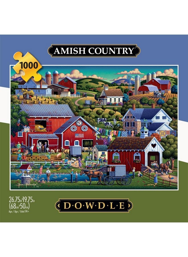 Buffalo Games - Dowdle - Amish Country - 1000 Piece Jigsaw Puzzle For Adults Challenging Puzzle Perfect For Game Nights - Finished Puzzle Size Is 26.75 X 19.75 - Image 1