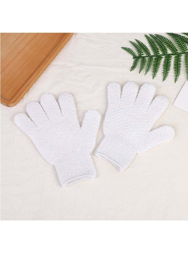 صوجي قطعتان من قفازات التقشير، قفازات تقشير الجسم، قفازات تقشير مزدوجة الجوانب لتنظيف بشرة الجسم، قفازات تقشير الاستحمام - Image 4